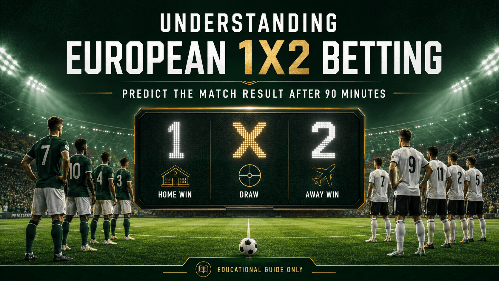 Understanding European 1X2 Betting: The Easiest Way to Win